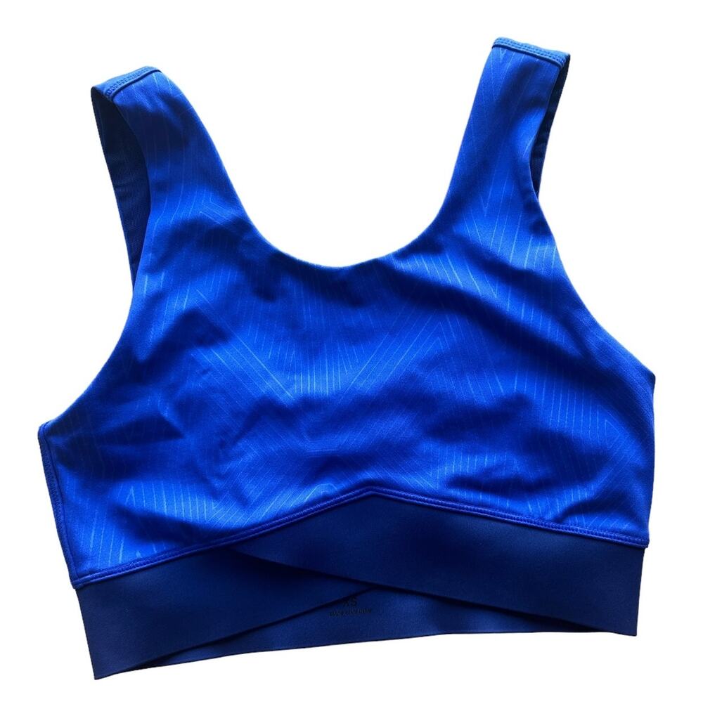 IVY Park Blue Sports Bra XS Racerback High Impact Beyonce Athletic